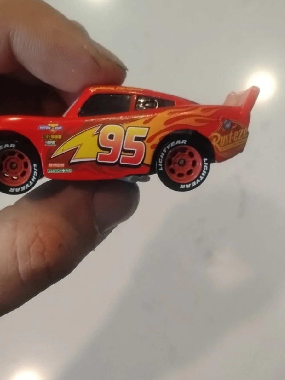 Cars Lightning McQueen Rust-eez Edition Die-Cast Toy Car - Red